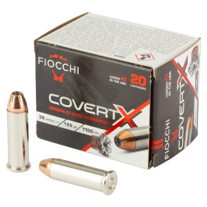 Fiocchi Ammunition .38 Special +P 125 Grain (20 Round Box)