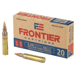 Frontier Cartridge 5.56 NATO 55 Grain HP (20 Round Box)