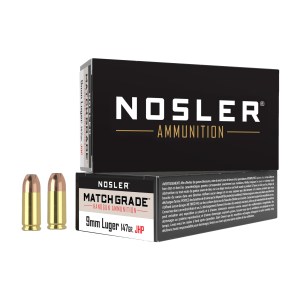 Nosler 9mm 147 Grain JHP (50 Round Box)