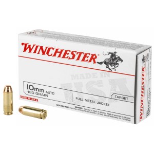 Winchester Ammunition 10mm 180 Grain FMJ (50 Round Box)