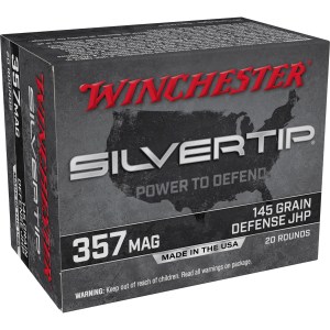 Winchester Ammunition .357 Magnum 145 Grain HP (20 Round Box)