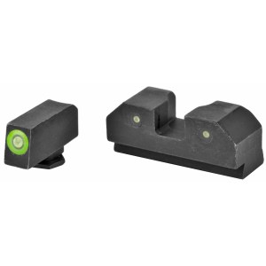 R3D SIGHT FOR GLOCK LG FRAME GREEN